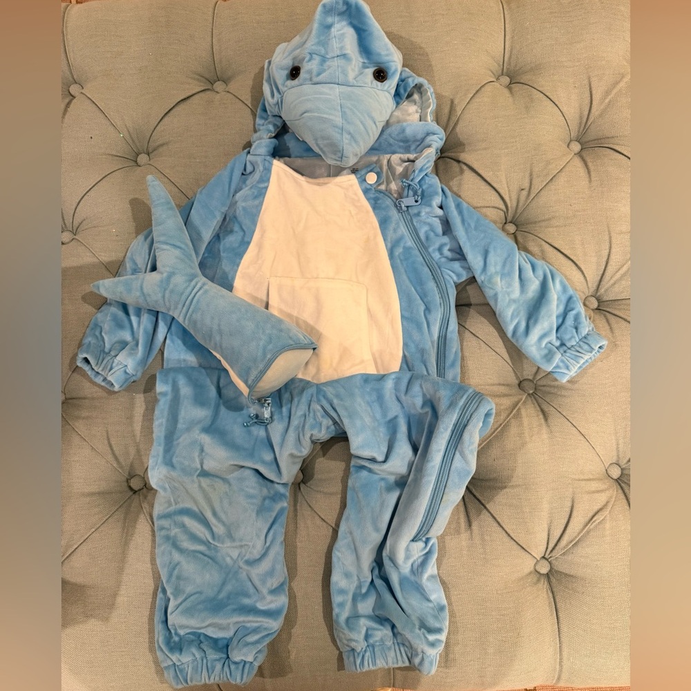 Blue Shark Costume with Fin Accessory-Target